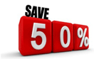 Save 50% on electric bikes