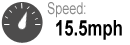 Electric Bike speed of 15.5mph